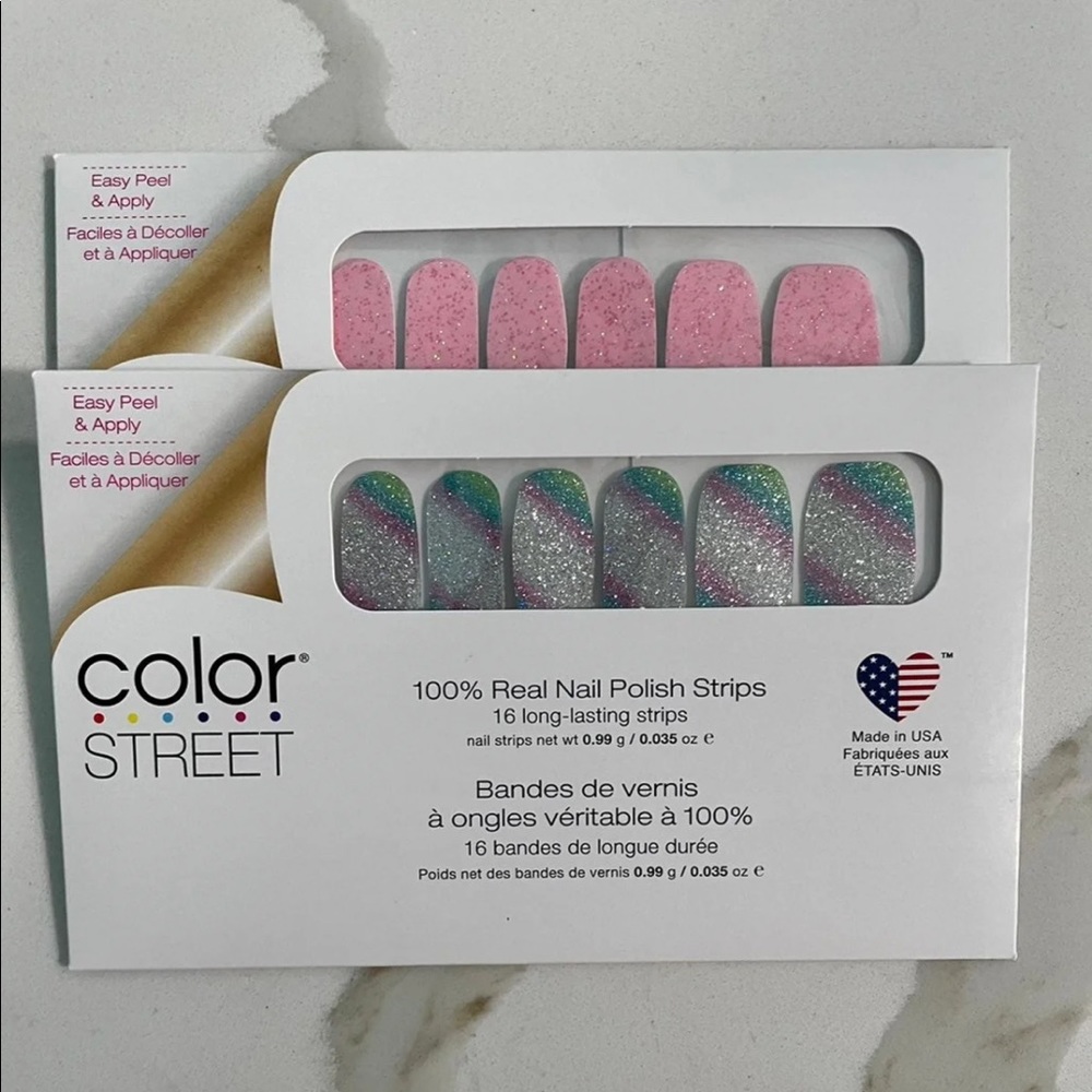 Color Street Nails Set Breast Cancer Awareness